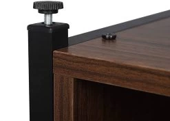 Standregal Bücherregal Mit Schrank 58x24x120cm -Möbel Store Standregal Buecherregal mit Schrank Metall dunkelbuche7 1280x1280