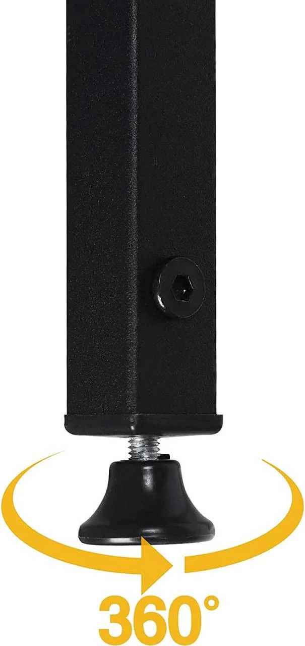 Standregal Haushaltsregal Bücherregal Lagerregal 5 Ablagen Holz Stahl 8 Standregal Haushaltsregal Bücherregal Lagerregal 5 Ablagen Holz Stahl – Bild 8