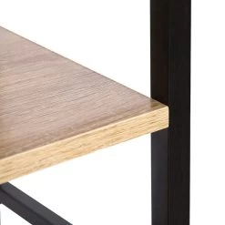 Standregal Bücherregal Metallregal 4 Ablage Holz Metall ‎Schwarz+hell Eiche -Möbel Store Standregal Metallregal 4 Ablage RGB9346hei RGB9346hei 6 1280x1280