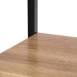 Standregal Metallregal 6-Ablagen Holz 60x28x180cm -Möbel Store Standregal Metallregal 6 Ablagen Holz Stahl RGB9307hei schwarz helleiche8 1280x1280