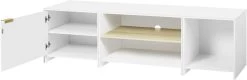 WOLTU TV Schrank, Fernsehschrank, 3-in-1 TV Board Teilbar, Aus Holzwerkstoff, Weiß -Möbel Store TV Schrank Fernsehschrank 3 in 1 TV Board teilbar aus Holzwerkstoff W0ITT5007 Weiss8 1280x1280