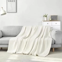 Tagesdecke 100% Baumwolle, Leichte Wohndecke In Waffeloptik -Möbel Store Tagesdecke 100 Baumwolle leichte Wohndecke in Waffeloptik BWP5032cm creme7 1280x1280
