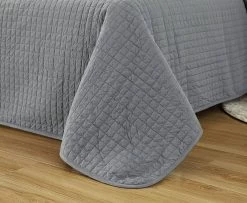 Tagesdecke Bettüberwurf, Steppdecke 360GSM Patchwork Wendedesign Kariert, Grau 14 Tagesdecke Bettüberwurf, Steppdecke 360GSM Patchwork Wendedesign Kariert, Grau -Möbel Store Tagesdecke Bett berwurf Steppdecke 360GSM Patchwork Wendedesign Kariert BWP5004mgr Grau7 1280x1280