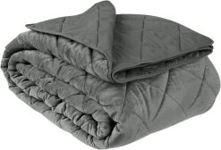 Tagesdecke Bettüberwurf, Steppdecke Unterfüttert&gesteppt, Dunkelgrau 9 Tagesdecke Bettüberwurf, Steppdecke Unterfüttert&gesteppt, Dunkelgrau -Möbel Store Tagesdecke Bettueberwurf kariert BWP5014gr grau2 1280x1280