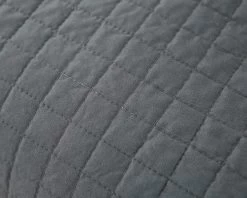 Tagesdecke Steppdecke Patchwork Wendedesign Dunkelgrau -Möbel Store Tagesdecke Steppdecke Grau BWP5004gr1 2 1280x1280