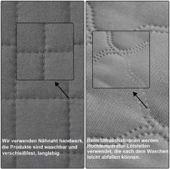 Tagesdecke Steppdecke Patchwork Wendedesign Grau+Hellgrau 13 Tagesdecke Steppdecke Patchwork Wendedesign Grau+Hellgrau -Möbel Store Tagesdecke Steppdecke Patchwork Wendedesign BWP5008dgrM grau hellgrau5 1280x1280