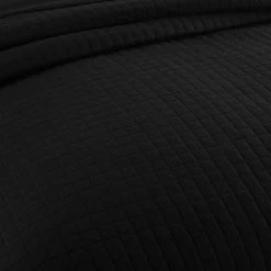 Tagesdecke Steppdecke Patchwork Wendedesign Schwarz -Möbel Store Tagesdecke in zweifarbig BWP5018sz02 schwarz5 1280x1280