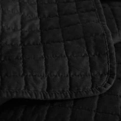 Tagesdecke Steppdecke Patchwork Wendedesign Schwarz -Möbel Store Tagesdecke in zweifarbig BWP5018sz02 schwarz7 1280x1280