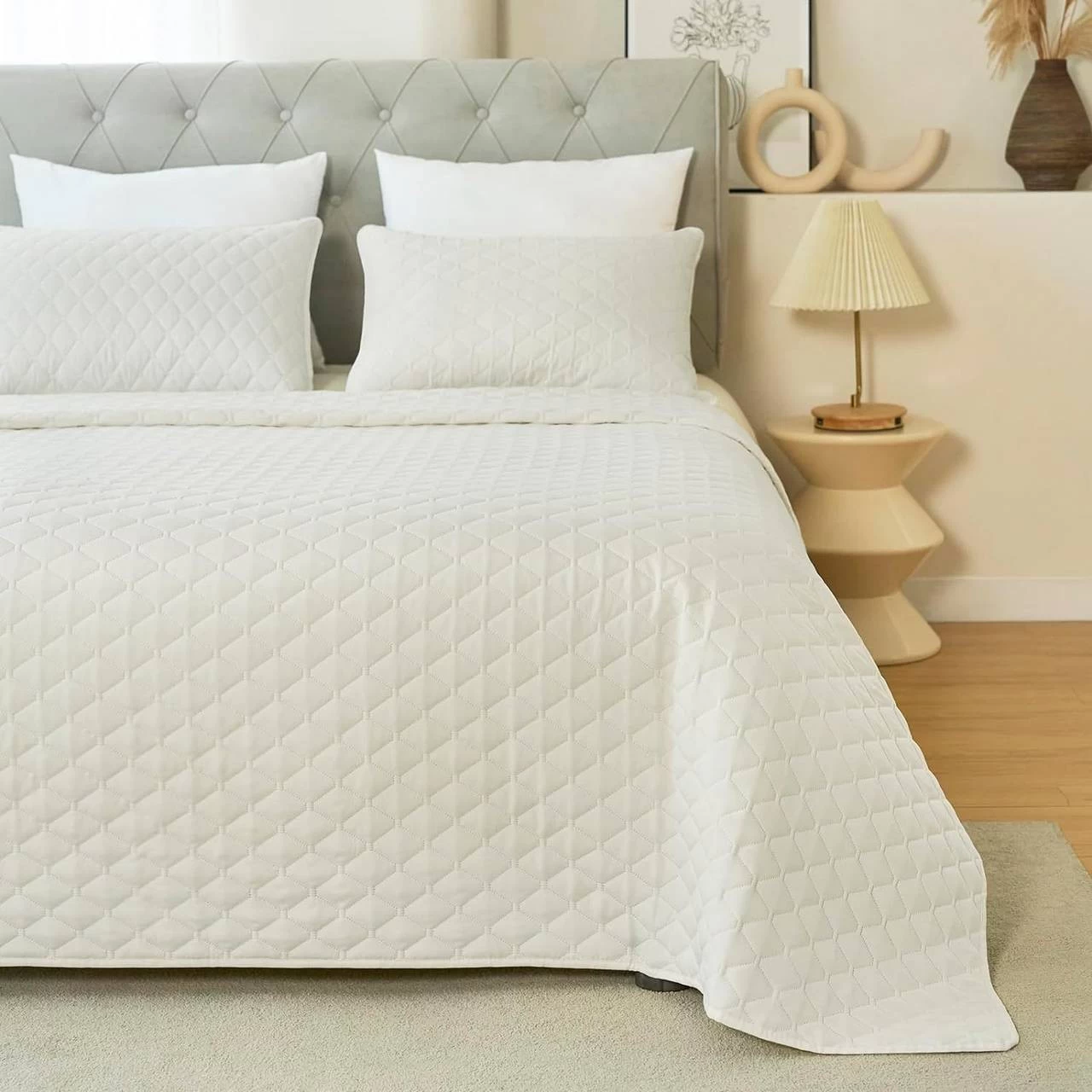 Tagesdecke Mit 2 Kissenbezügen 50x70cm, 3 Teilig, Leichte Überwurfdecke 1 Tagesdecke Mit 2 Kissenbezügen 50x70cm, 3 Teilig, Leichte Überwurfdecke