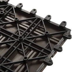 22er-Set WPC Terrassenfliese, Bodenbelag Für Terrasse -Möbel Store Terrassenfliesen Terrassendielen Bodenfliese klicksystem braun4 1280x1280