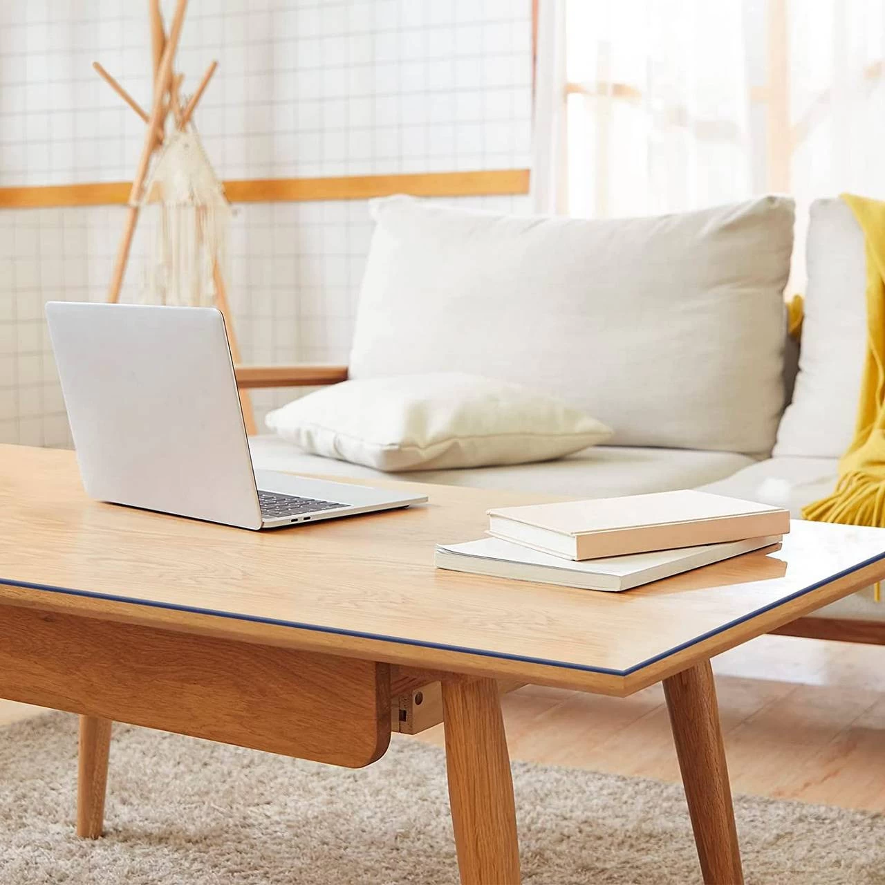 Tischdecke 2 Mm Wasserdicht Transparent Durchsichtige Tischfolie Aus PVC Rechteckiger Tischschut 2 Tischdecke 2 Mm Wasserdicht Transparent Durchsichtige Tischfolie Aus PVC Rechteckiger Tischschut – Bild 2