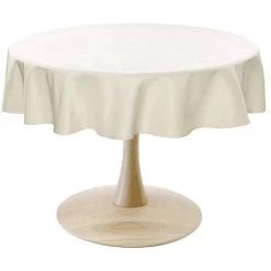 Tischdecke Aus Leinen In Champagner -Möbel Store Tischdecke Tischtuch Leinen Rund Champagner1 1280x1280