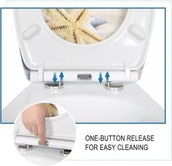 Toilettendeckel Mit Absenkautomatik Premium WC Sitz Klobrille Gelber Seestern -Möbel Store Toilettendeckel mit Absenkautomatik Premium WC Sitz Klobrille Gelber Seestern3 1280x1280