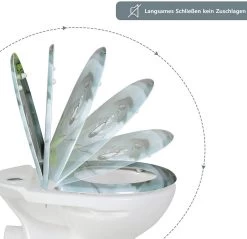 WC Sitz Mit Absenkautomatik Toilettendeckel Premium Klobrille Hellgrünes Blatt -Möbel Store Toilettendeckel mit Absenkautomatik Premium WC Sitz Klobrille Hellgraues Blatt WS2918 Hellgraues Blatt3rivGBYxSRVLDz 1280x1280