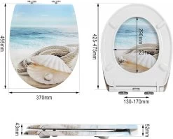 Toilettendeckel Mit Absenkautomatik Premium WC Sitz Klobrille Weiße Perle -Möbel Store Toilettendeckel mit Absenkautomatik Premium WC Sitz Klobrille Weisse Perle4 1280x1280