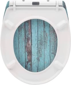 Toilettendeckel Mit Absenkautomatik Antibakterielle Holzmuster -Möbel Store Toilettendeckel mit Absenkautomatik antibakterielle Holzmuster WS2908 blau8 1280x1280