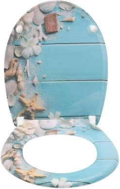 Toilettendeckel Mit Absenkautomatik Antibakterielle Strandholz -Möbel Store Toilettendeckel mit Absenkautomatik antibakterielle Strandholz WS2910 blau2 1280x1280