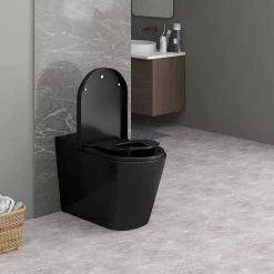 Toilettendeckel Mit Kindersitz, WC-Sitz Mit Absenkautomatik Für Familie, Klodeckel In D-Form -Möbel Store Toilettendeckel mit Kindersitz WC Sitz mit Absenkautomatik f r Familie Klodeckel in D Form WS2932 Schwarz7 1280x1280