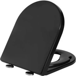 Toilettendeckel Mit Kindersitz, WC-Sitz Mit Absenkautomatik Für Familie, Klodeckel In D-Form -Möbel Store Toilettendeckel mit Kindersitz WC Sitz mit Absenkautomatik f r Familie Klodeckel in D Form WS2932 Schwarz9 1280x1280