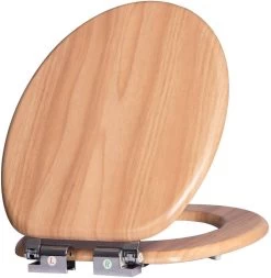 Toilettensitz Mit Absenkautomatik Aus MDF Holzmaserung