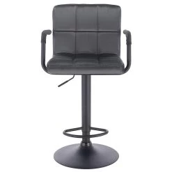 2er-Set Barstuhl Mit Rückenlehne Aus Samt Dunkelgrau -Möbel Store Tresenhocker Bistrohocker R ckenlehne Samt dunkelgrau3 1280x1280