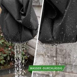 Unkrautvlies Gartenvlies Unkrautfolie Wasserdurchlässig Schwarz -Möbel Store Unkrautvlies Gartenvlies Unkrautfolie Wasserdurchlaessig GZU001sz01 schwarz5 1280x1280