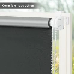 WOLTU Verdunklungsrollo Thermorollo Klemmfix Ohne Bohren Anthrazit -Möbel Store Verdunklungsrollo Thermorollo Klemmfix ohne Bohren TR5700an01 Anthrazit6 1280x1280