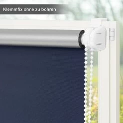 WOLTU Verdunklungsrollo Thermorollo Klemmfix Ohne Bohren Blau -Möbel Store Verdunklungsrollo Thermorollo Klemmfix ohne Bohren TR5700bl02 Blau6 1280x1280