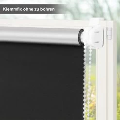 WOLTU Verdunklungsrollo Thermorollo Klemmfix Ohne Bohren Schwarz -Möbel Store Verdunklungsrollo Thermorollo Klemmfix ohne Bohren TR5700sz01 Schwarz6 1280x1280