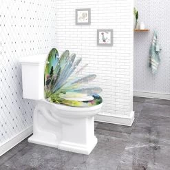 WC-Sitz Duroplast Mit Absenkautomatik Rosa Malve -Möbel Store WC Sitz Duroplast Oval Absenkautomatik WS2589 Rosa Malve3 1280x1280