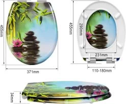 WC-Sitz Duroplast Mit Absenkautomatik Rosa Malve -Möbel Store WC Sitz Duroplast Oval Absenkautomatik WS2589 Rosa Malve6 1280x1280