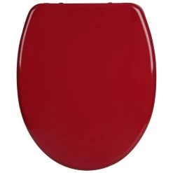 Premium WC-Sitz Mit Absenkautomatik, Duroplast,Bordeaux