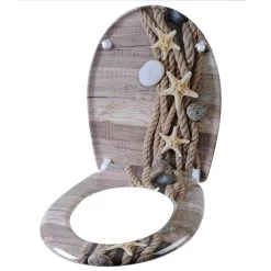 WC-Sitz Duroplast Hemp Rope Starfish Mit Absenkautomatik Und Schnellbefestigung -Möbel Store WC Sitz Duroplast hemp rope starfish mit Absenkautomatik und Schnellbefestigung WS2681 3 1280x1280