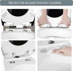 WC-Sitz Duroplast Schwarze Steinen Mit Absenkautomatik Und Schnellbefestigung 2499 -Möbel Store WC Sitz Duroplast mit Absenkautomatik 2499 Schwarze Steinen4 1280x1280