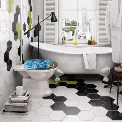 WC-Sitz Duroplast Mit Absenkautomatik Delfine -Möbel Store WC Sitz Duroplast mit Absenkautomatik Delfine WS2762 7 1280x1280