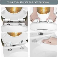 WC-Sitz Duroplast Sonnenaufgang Mit Absenkautomatik Und Schnellbefestigung -Möbel Store WC Sitz Duroplast mit Absenkautomatik und Schnellbefestigung 2439 Sonnenaufgang4 1280x1280