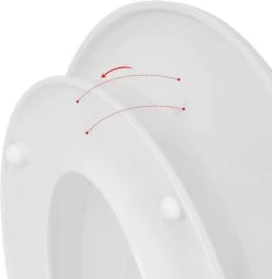 WC-Sitz Kunststoff Weiß Mit Absenkautomatik Kindersitz -Möbel Store WC Sitz Kunststoff Kindersitz Absenkautomatik WS2584 Weiss4 1280x1280