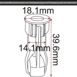 WC-Sitz Kunststoff Mit Integriertem Kindersitz Softclose Weiß -Möbel Store WC Sitz Kunststoff Kindersitz Absenkautomatik WS2601 Weiss8 1280x1280