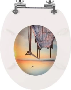 WC-Sitz MDF Mit Absenkautomatik Softclose Scharnier Sonnenuntergang -Möbel Store WC Sitz MDF Antibakteriell Absenkautomatik Softclose Scharnier WS2894 Sonnenuntergang4 1280x1280