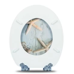 WC-Sitz MDF Seestern Mit Absenkautomatik -Möbel Store WC Sitz MDF mit Absenkautomatik 2479 Seestern4 1280x1280