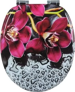 WC-Sitz MDF Mit Absenkautomatik Schön Rot