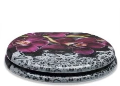 WC-Sitz MDF Mit Absenkautomatik Schön Rot -Möbel Store WC Sitz MDF mit Absenkautomatik WS2651 Schoen Rot3 1280x1280