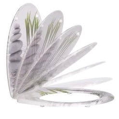 WC-Sitz Aus Duroplast Mit Absenkautomatik Toilettensitz Green Tulip -Möbel Store WC Sitz aus Duroplast mit Absenkautomatik in Stein und Gruen WS2790 4 1280x1280