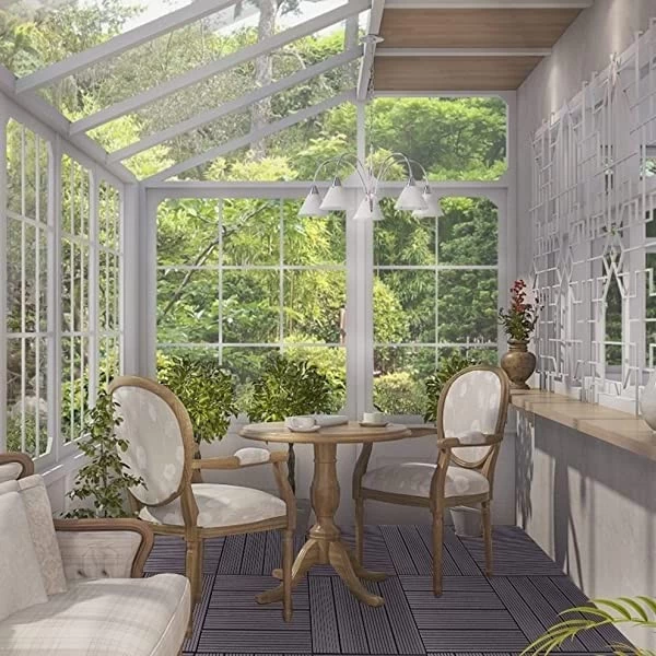 WPC Terrassenfliesen In Holzoptik Bodenbelag Mit Klicksystem (22 Stück/2 M²) 3 WPC Terrassenfliesen In Holzoptik Bodenbelag Mit Klicksystem (22 Stück/2 M²) – Bild 3