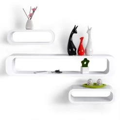 Wandregal Lounge 3er Set Bücherregal Hängeregal -Möbel Store Wandregal 3er Set Holz RG9230 RG9230sz 19 1280x1280