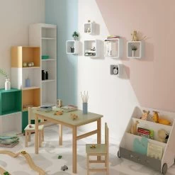 Wandregal Cube CD Regal 3er Set Hängeregal Würfel -Möbel Store Wandregal Cube CD Regal 3er Set H ngeregal W rfel RG9236ws weiss4 1280x1280