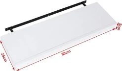 Wandregal Mit Schublade, Schweberegal Weiß, Regalbrett Aus MDF, Wandboard -Möbel Store Wandregal mit Schublade Schweberegal Regalbrett aus MDF Wandboard RG9345ws Weiss5 1280x1280