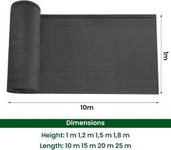 WOLTU Zaunblende Sichtschutz Schattiernetz 280 G/m² HDPE Sichtschutzzaun, Anthrazit 17 WOLTU Zaunblende Sichtschutz Schattiernetz 280 G/m² HDPE Sichtschutzzaun, Anthrazit -Möbel Store Zaunblende Sichtschutz Schattiernetz 280 g m HDPE Sichtschutzzaun GZZ1263an02 Anthrazit9 1280x1280