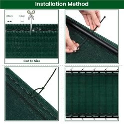 WOLTU Zaunblende Sichtschutz Aus 180 G/m² HDPE, Wetterfest Gartenzaun, Grün 12 WOLTU Zaunblende Sichtschutz Aus 180 G/m² HDPE, Wetterfest Gartenzaun, Grün -Möbel Store Zaunblende Sichtschutz aus 180 g m HDPE Wetterfest Gartenzaun GZZ1229gn01 Gruen6 1280x1280