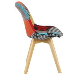 Esszimmerstuhl 1 Stück Design Stuhl Leinen Küchenstuhl Holz Mehrfarbig -Möbel Store designer esszimmerstuhl aus holz mit leinenbezug model lisa3 1280x1280